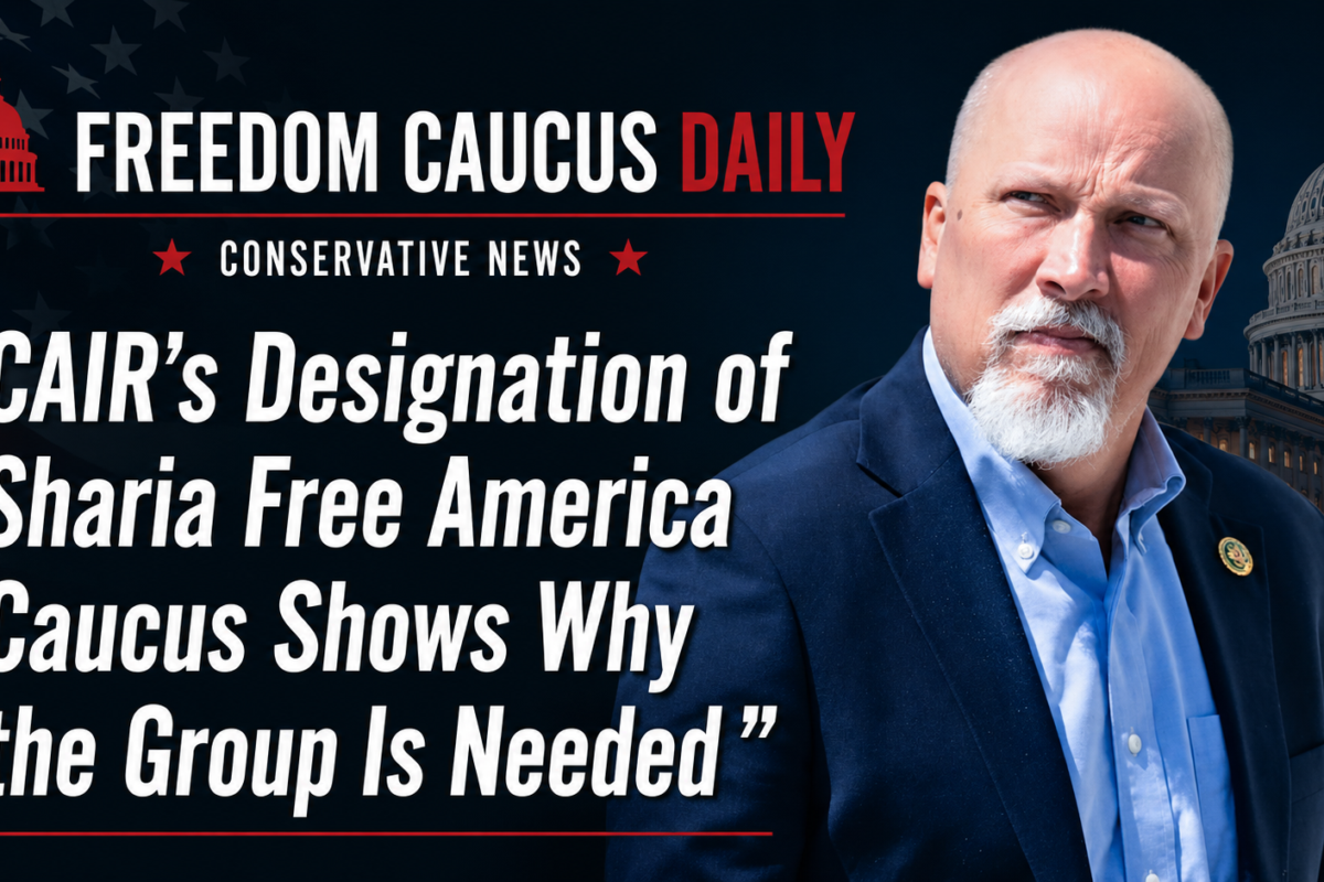 Roy Says CAIR’s Designation of Sharia Free&hellip;