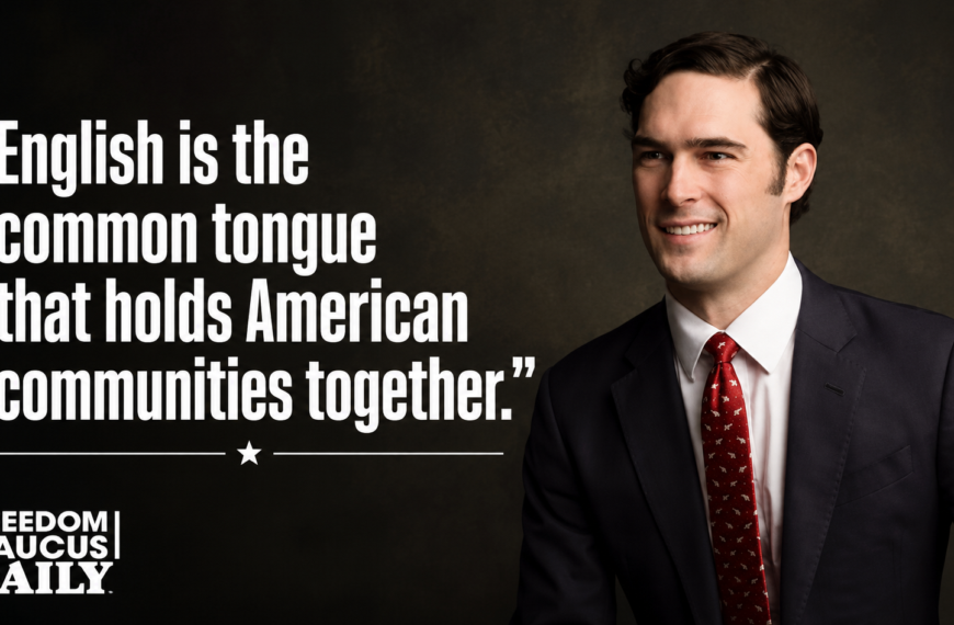 Brandon Gill Introduces Bill to End Age-Based English Exemptions in&hellip;